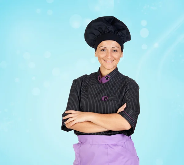 Portrait Of Happy Female Chef Royalty Free Stock Images
