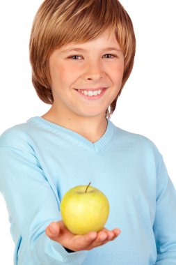 sarı elma preteen çocukla