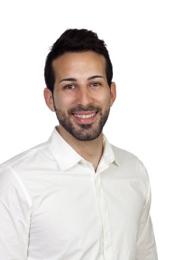 Sakallı genç işadamı