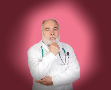 düşünceli eski doktor
