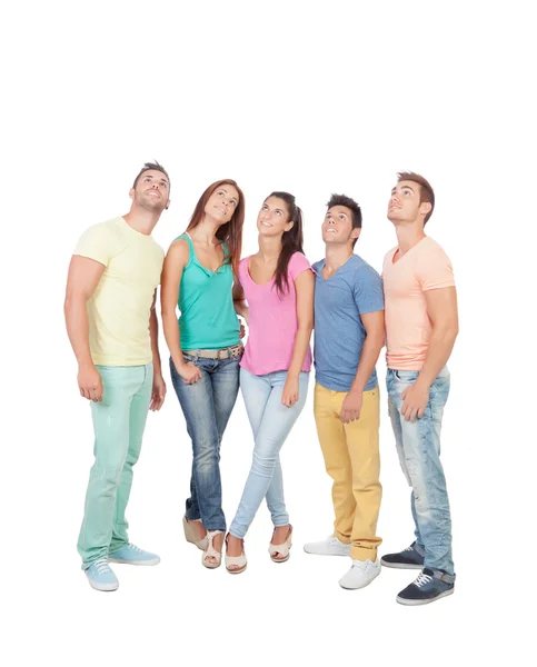 Casual group of friends — Stock Photo, Image
