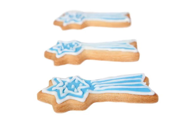 Close-up van Kerstmis cookies — Stockfoto