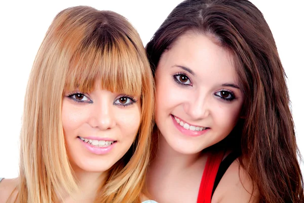 Two teen sisters — Stock Photo, Image