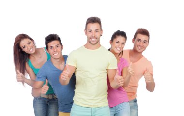arkadaşlar tamam diyerek mutlu grup