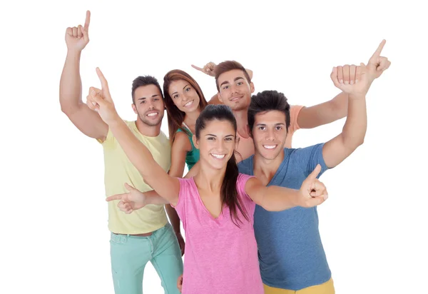 Happy group of friends — Stock Photo, Image