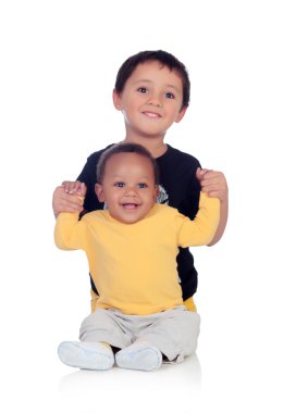 Afrika bebek kardeşi ile