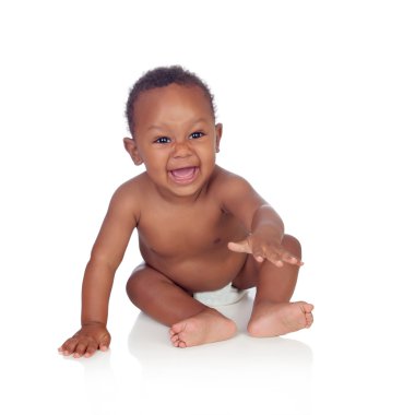 Afrika bebek bebek bezi ağlıyor