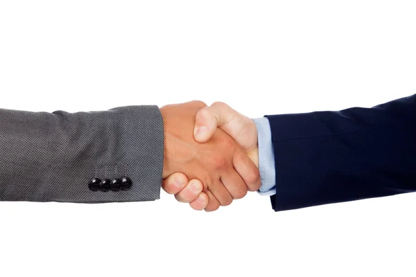 Apretón de manos entre dos hombres de negocios — Foto de Stock