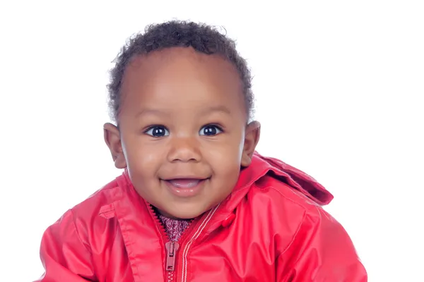Adorable african baby smiling — Stock Photo, Image