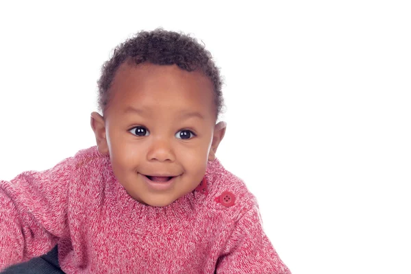 Entzückendes afrikanisches Baby sucht etwas — Stockfoto