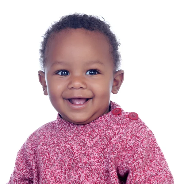 Entzückendes afrikanisches Baby lächelnd — Stockfoto