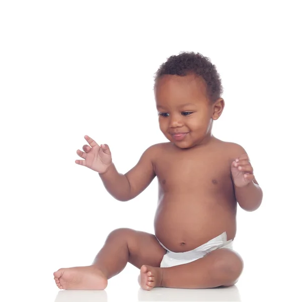 아름 다운 아프리카 아기 기저귀 — 스톡 사진