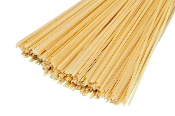Många spaghetti förberett för matlagning — Stockfoto
