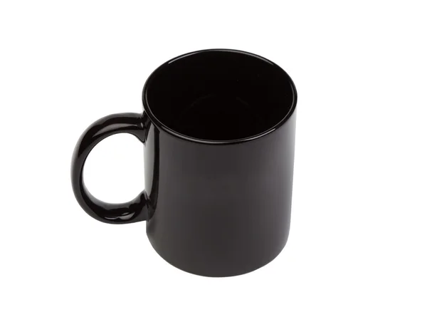Черная чашка — стоковое фото