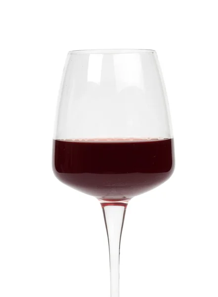 Grand verre plein de vin rouge — Photo