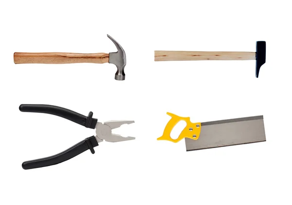 Four tools on the woodworking industry — Stock Photo, Image