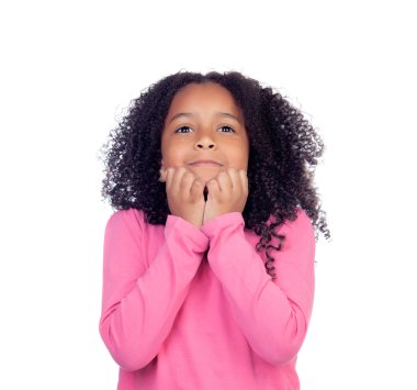 gergin küçük kız