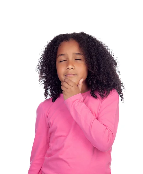 Pensive little girl — Stock Photo, Image