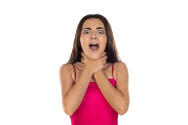 Boğazına sarılan eller, çığlıklar, paniklemeler tıkanan yiyecekler ve resmi uluslararası işareti yapıyor. Boğuluyorum, parmaklarımı uzatıyorum, genç bir kızla.
