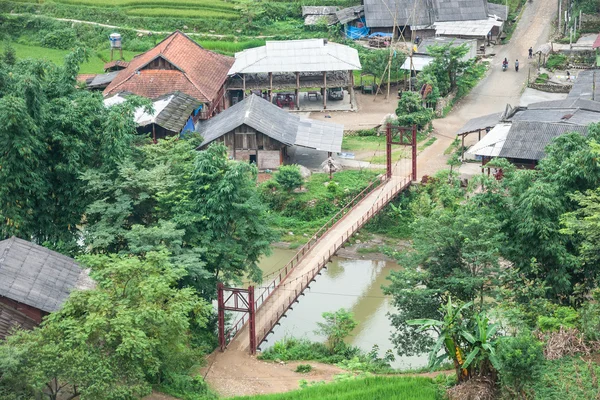 Ta Van Village Bridge — Stock Photo, Image