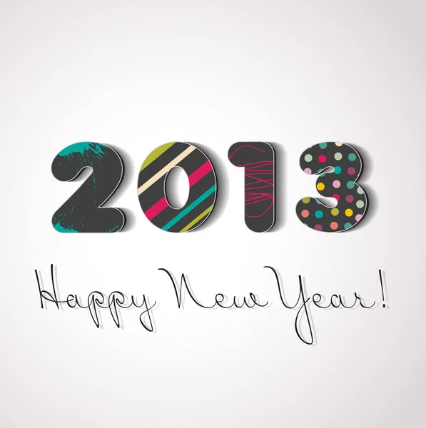 Šťastný nový rok 2013 — Stockový vektor