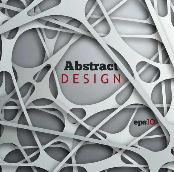 Abstraktní 3d paper design Stock Ilustrace