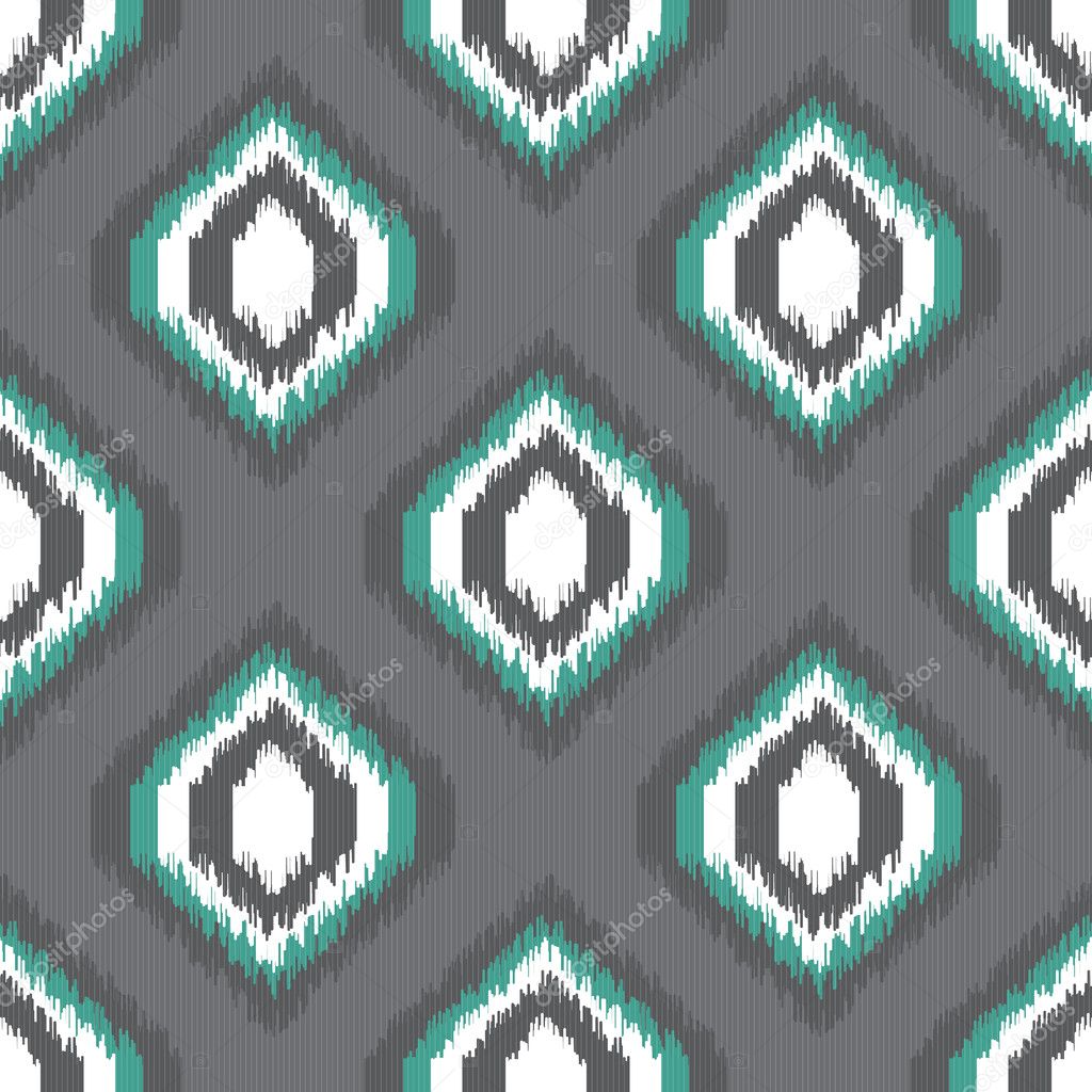 Seamless ethnic pattern in grey colors