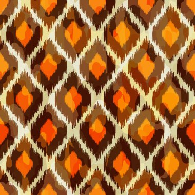 ikat retro Dikişsiz desen web tasarım veya ev dekor için