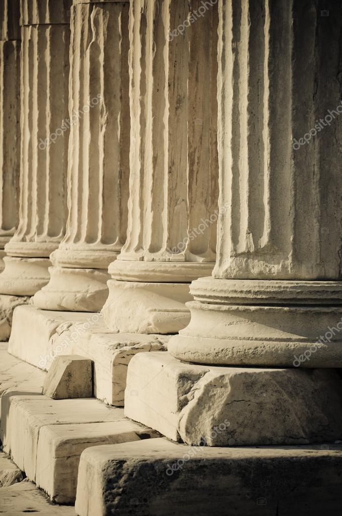 Greek columns — Stock Photo © javarman 21109057