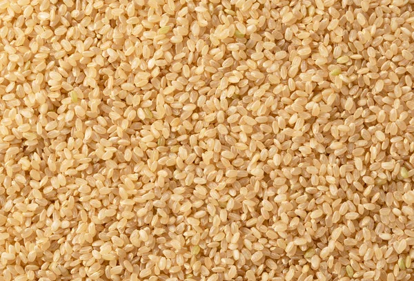 Brauner Reis Breitete Sich Über Den Gesamten Bildschirm Aus Lebensmittel — Stockfoto