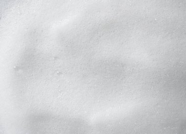 Sabun köpüğü ya da şampuan. Üst perdede yıkama. Kincare temizleyici köpük dokusu..