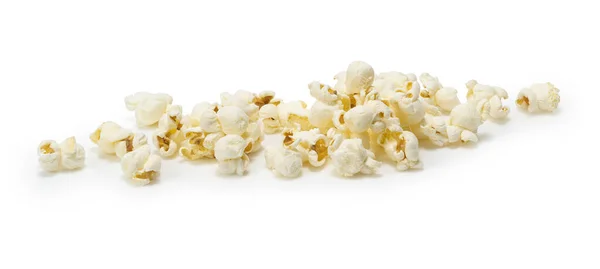 Spousta Popcorn Bílém Pozadí — Stock fotografie