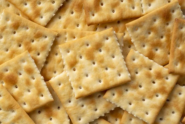 Crackers Geplaatst Het Hele Scherm Gezien Van Bovenaf — Stockfoto