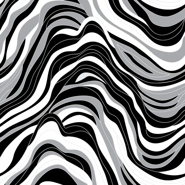 Vector seamless texture with waves — Stock Vector