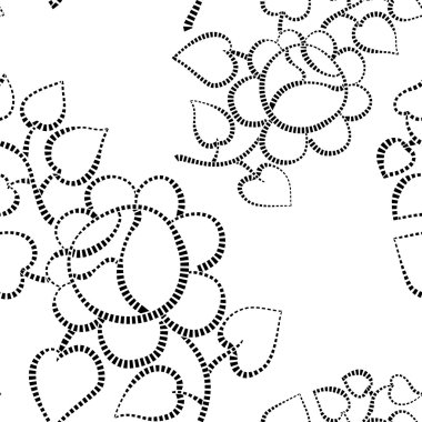 Dikişsiz retro arka plan gül