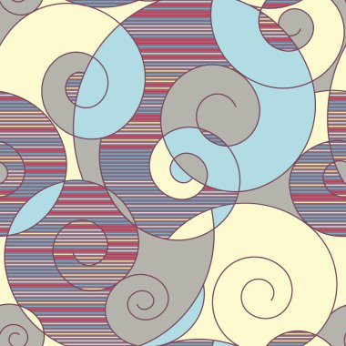 renkli spiraller seamless modeli