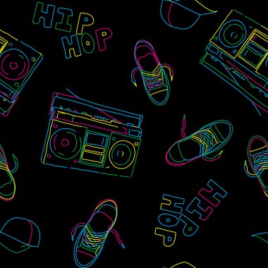 hip hop müzik seamless modeli