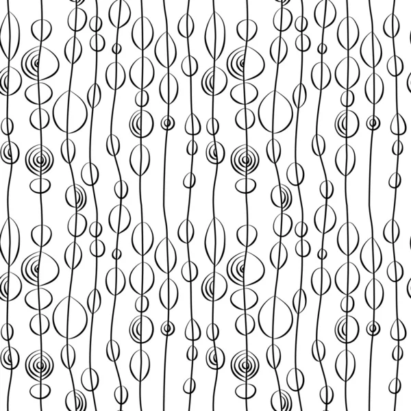 Sömlös bakgrund med rader pärlor — Stock vektor