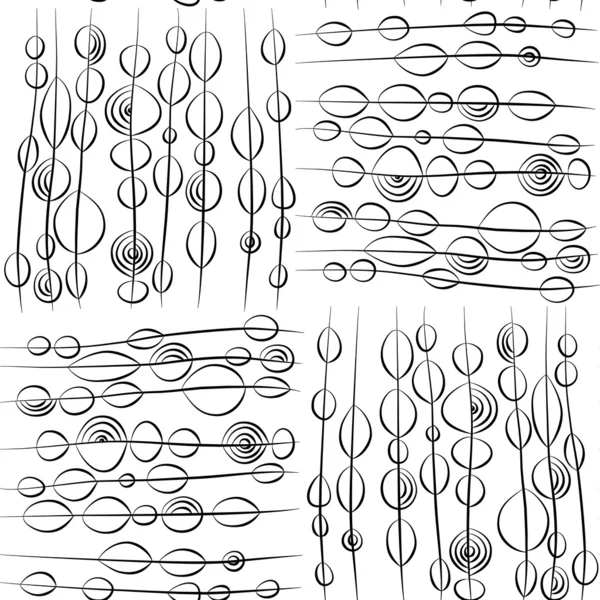 Sfondo senza cuciture con linee di perline — Vettoriale Stock