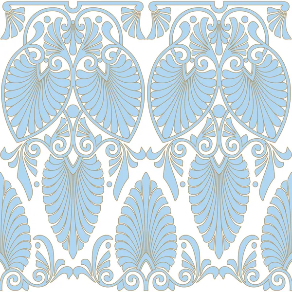 Seamless greek Art Nouveau pattern — Stock Vector