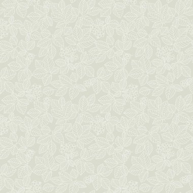 Dikişsiz hafif bej yaprağı deseni