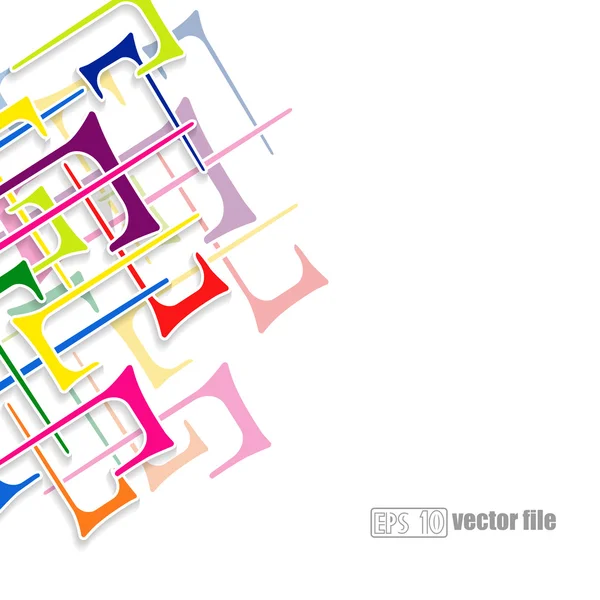 カラフルな抽象的なピクセルの背景 — ストックベクタ
