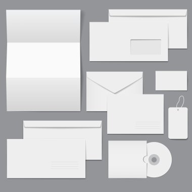 Blank Business Corporate Templates clipart