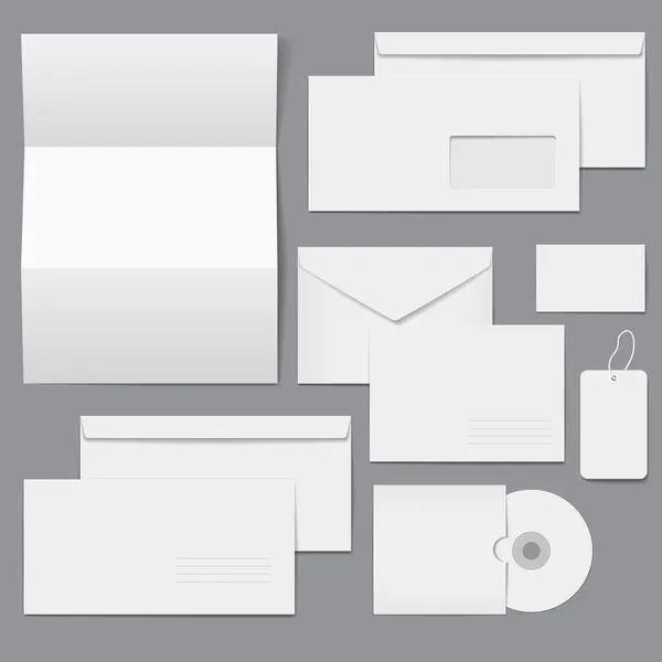 Blank Business Corporate Templates — Stock Vector