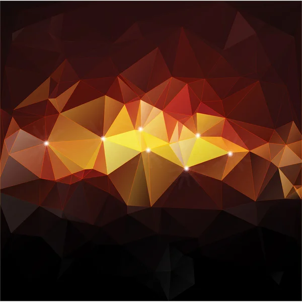 Triangle concept design Mosaic vector illustration — Stock Vector