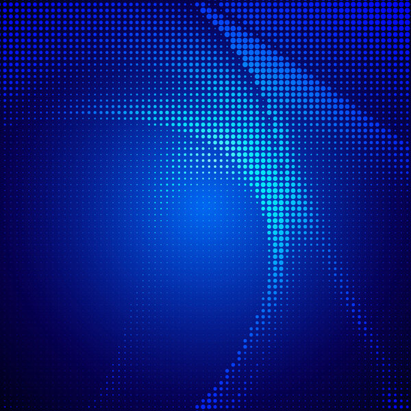 Abstract halftone lighting effects background
