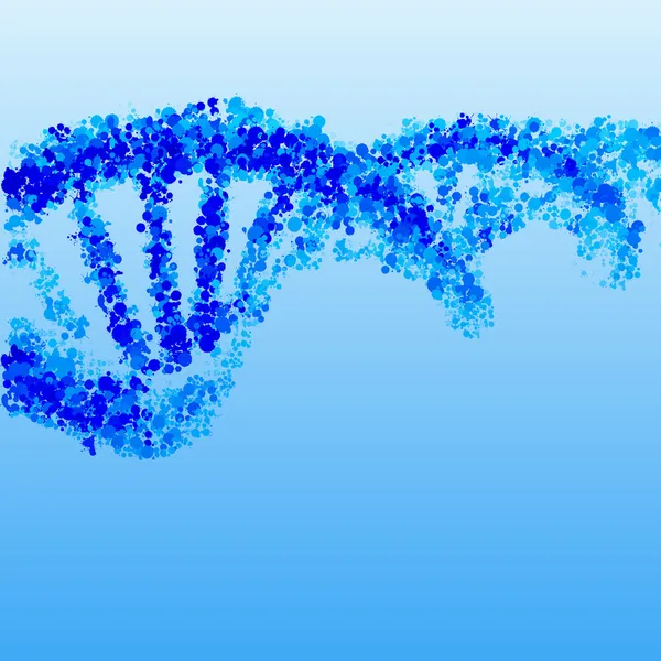 DNA helix vector achtergrond — Stockvector