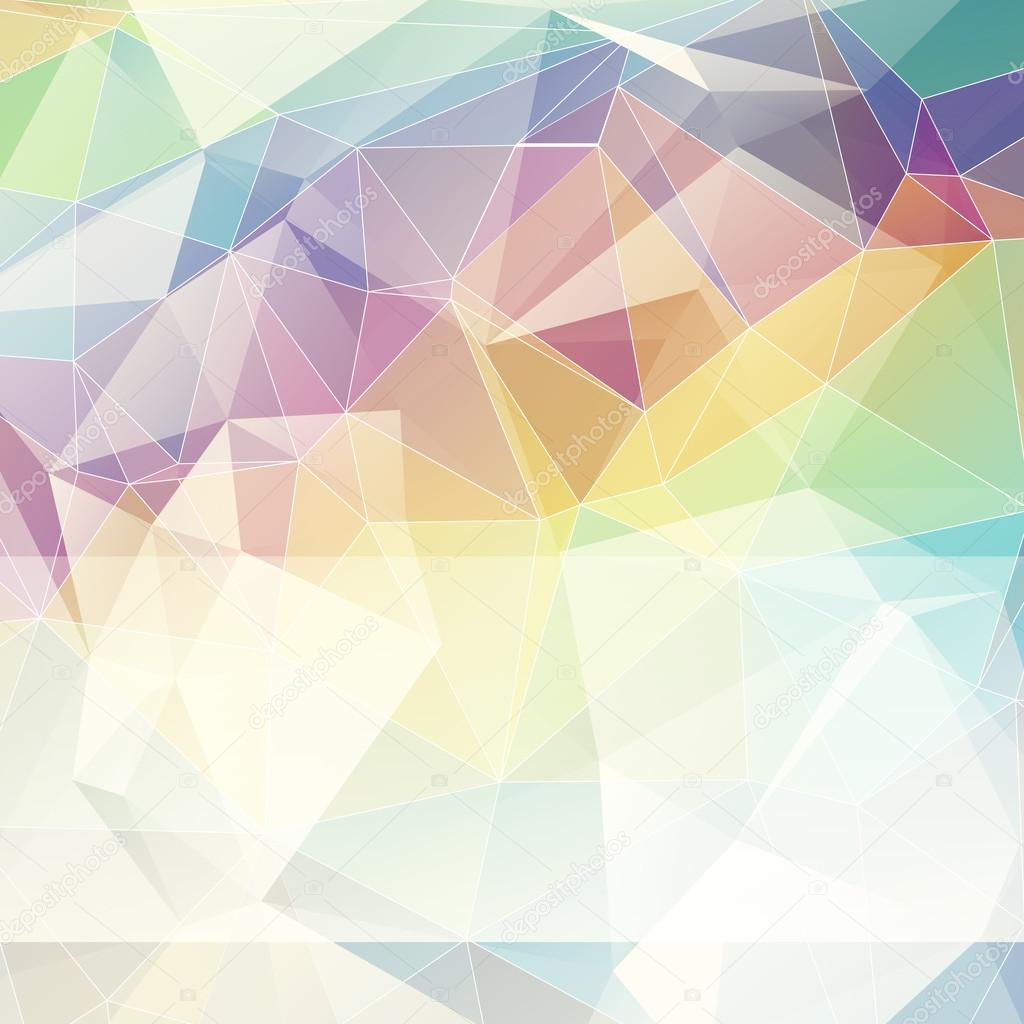 multicolored abstract background of triangles