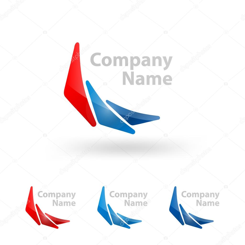 Triangle logo design template