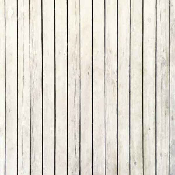 White wood board vector background